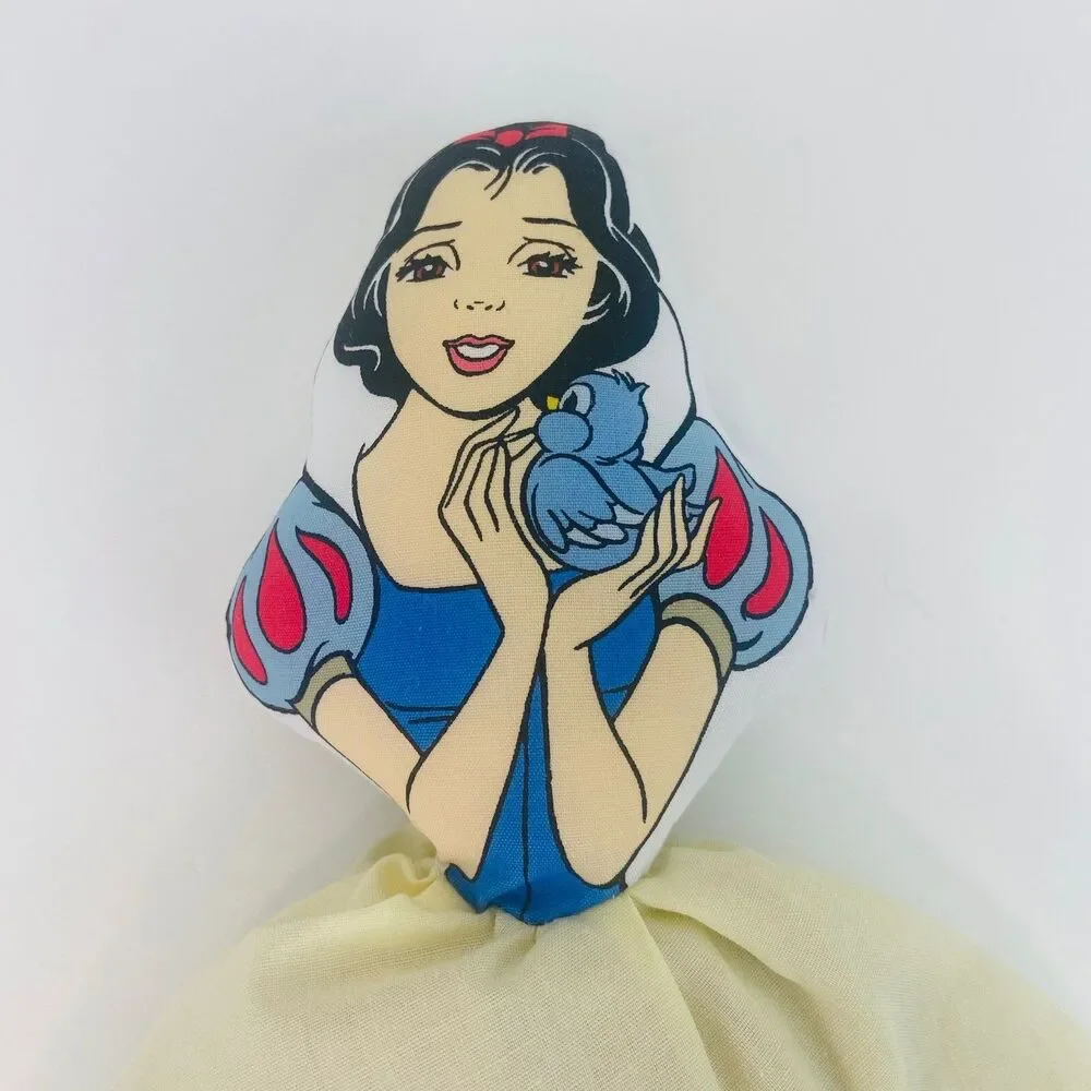 Vintage Applause Disney Snow White Topsy Turvy Flip Cloth Doll 12”